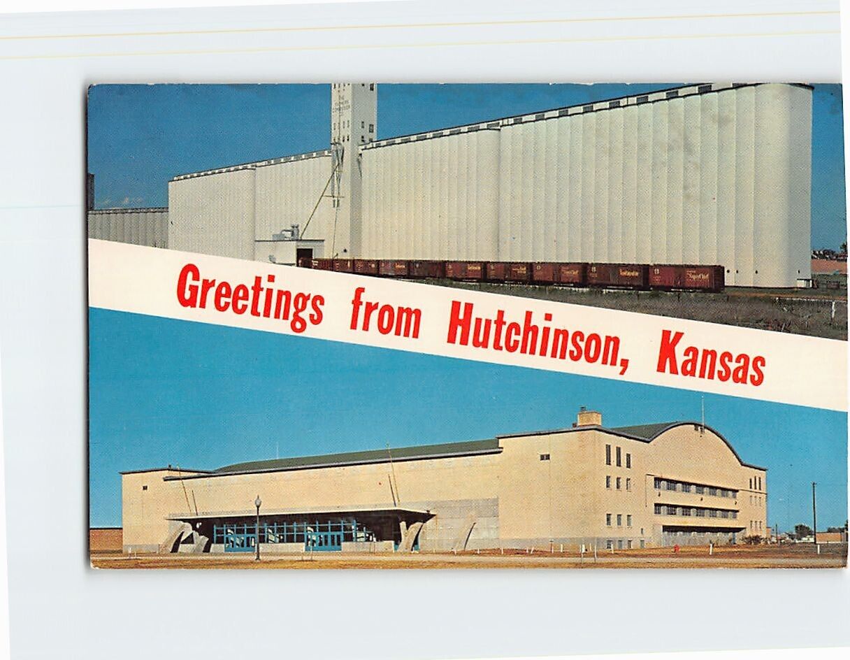 Postcard Greetings from Hutchinson Kansas USA