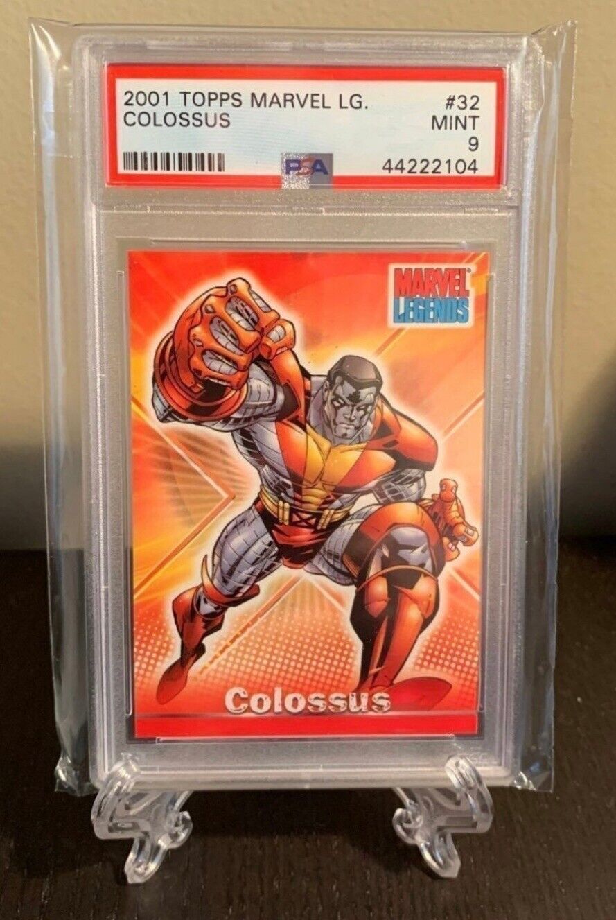 2001 Topps Marvel Legends - #32 Colossus - PSA 9 MINT Graded Trading Card