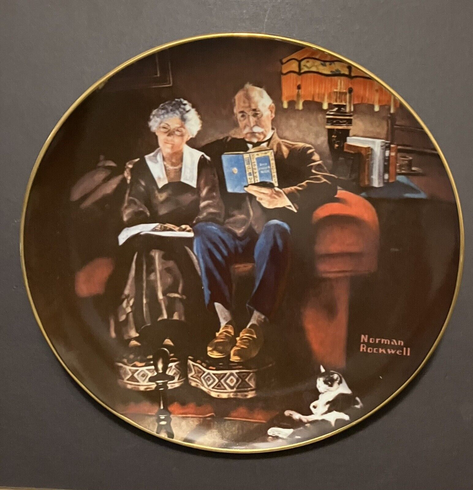 Norman Rockwell’s Light Campaign Series-“Evenings Ease “
