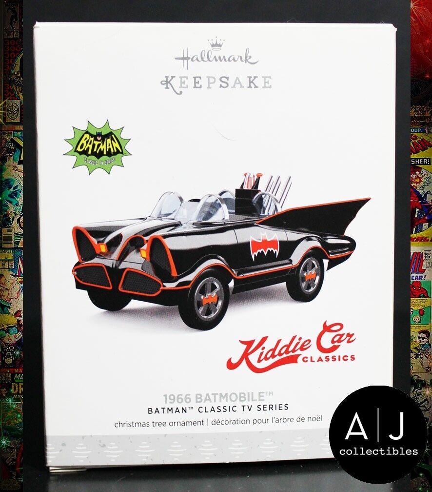 2017 Kiddie Car Classics 1966 Batmobile Hallmark Ornament Black