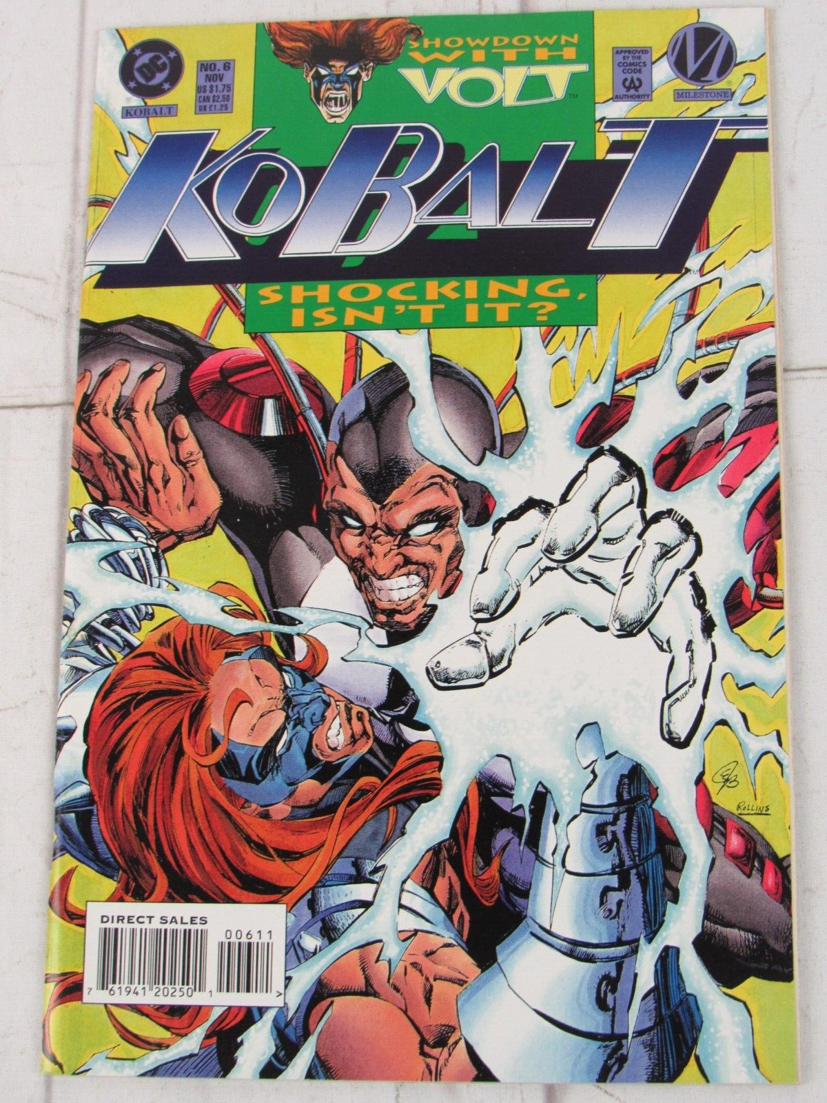 Kobalt #6 Nov. 1994 DC Comics
