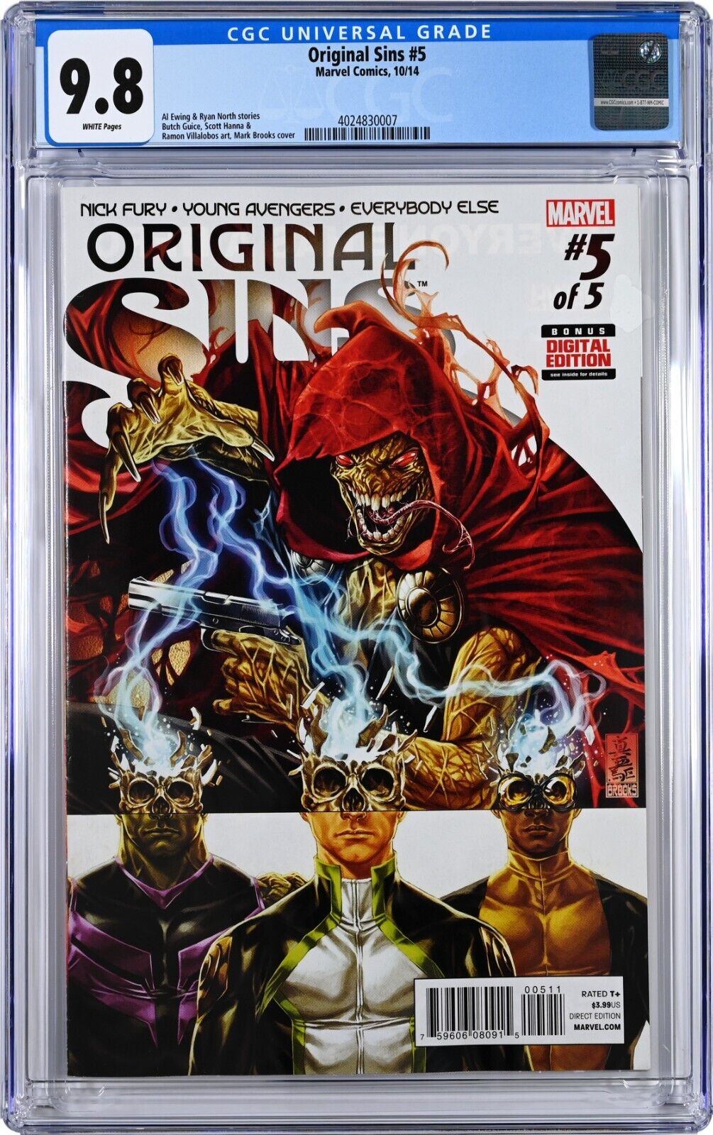 Original Sins #5 CGC 9.8 (Oct 2014, Marvel) Ryan North Story, Mark Brooks Cover