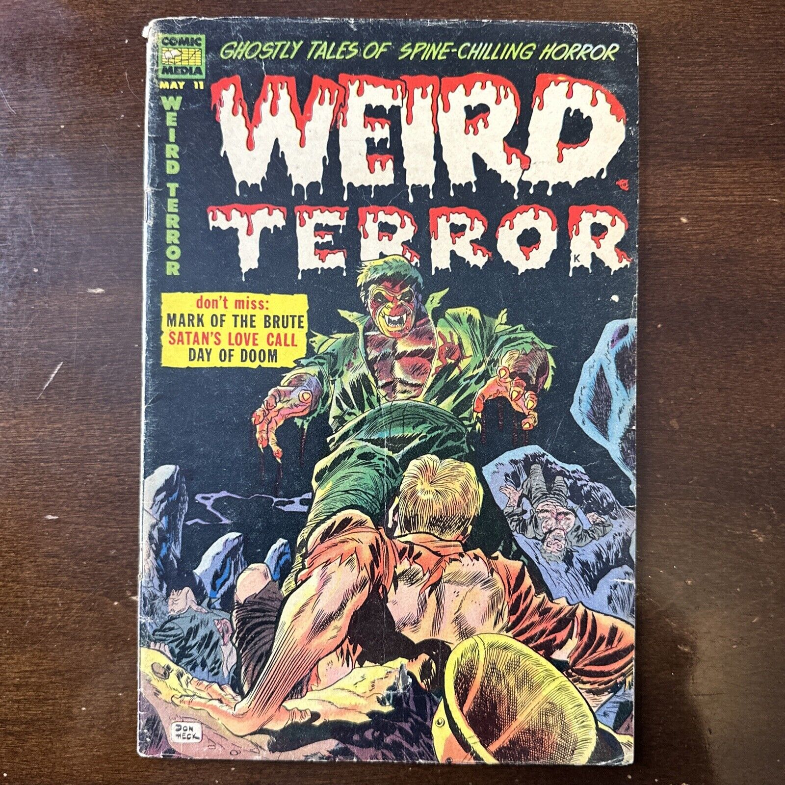 Weird Terror #11 (1954) -  PCH Golden Age Horror Don Heck Cover