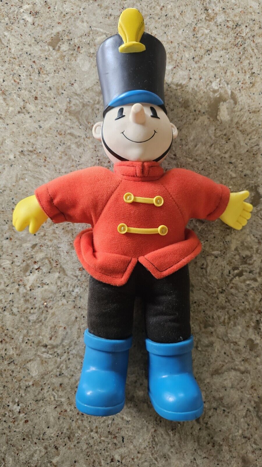 Kay Bee KB Toys Store Mascot Soldier Plush Doll 14” Vintage 90s Toy 