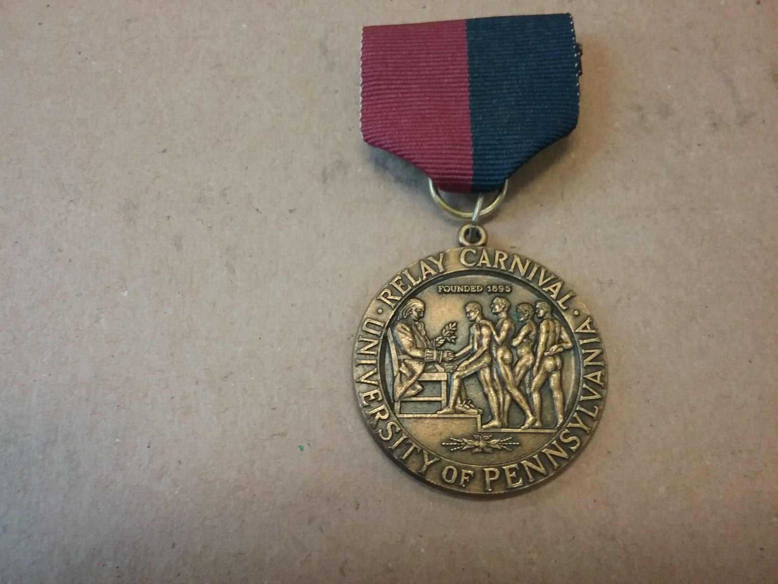 Vintage University of Pennsylvania Penn Relays Medal VGC