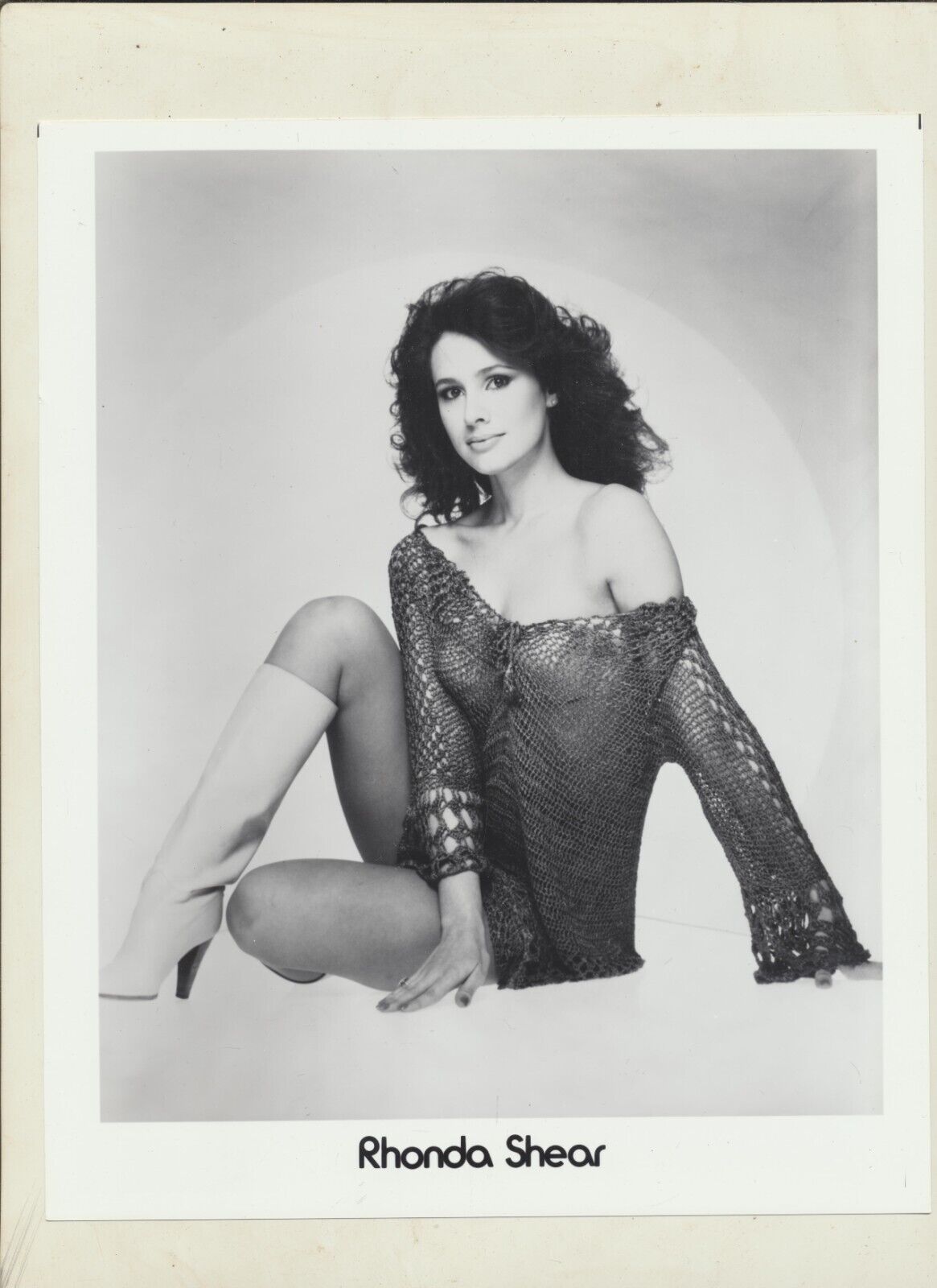 Rhonda Shear Model, Actress & Entrepreneur Vintage Publicity Photo circa 1978