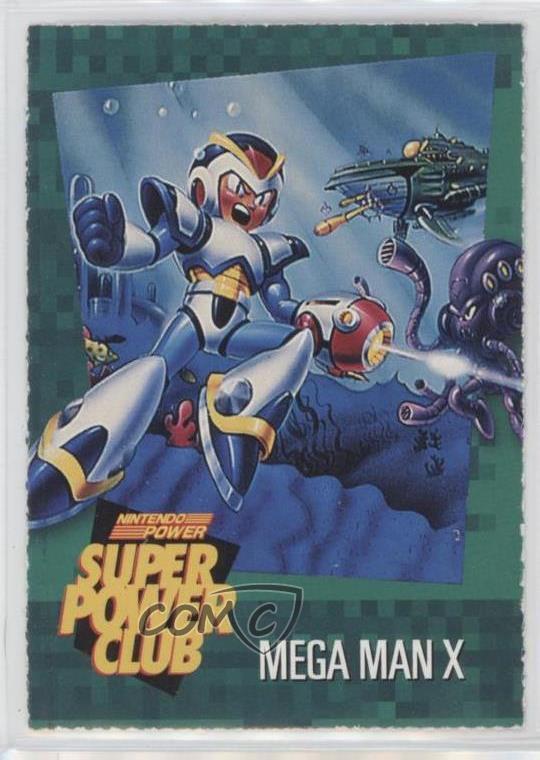 1992-95 Nintendo Super Power Club Mega Man X #117 05v0