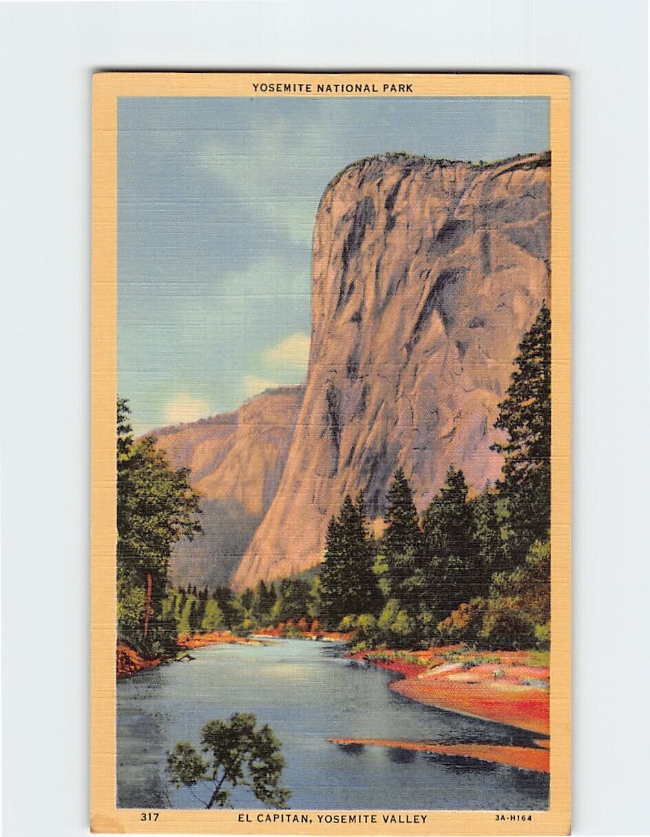 Postcard El Capitan, California, USA