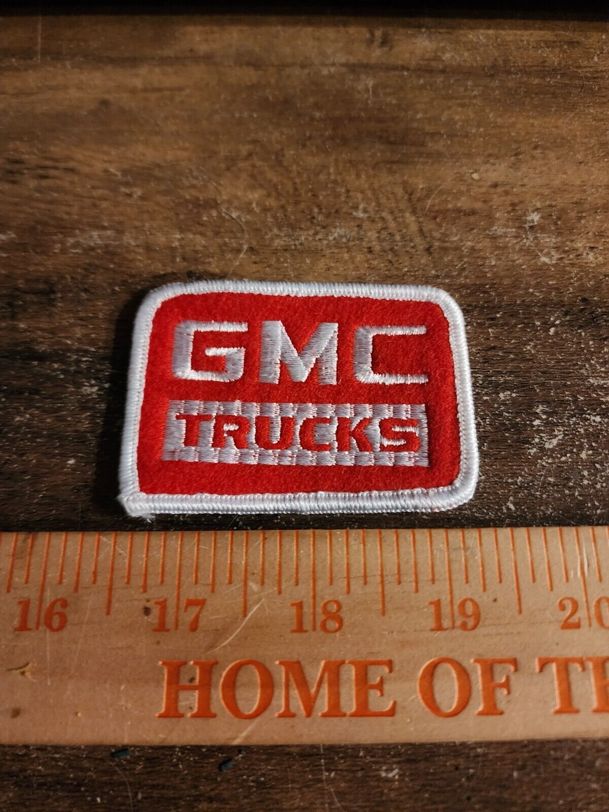 Vintage GMC Trucks Small Rectangular Sew On Patch 