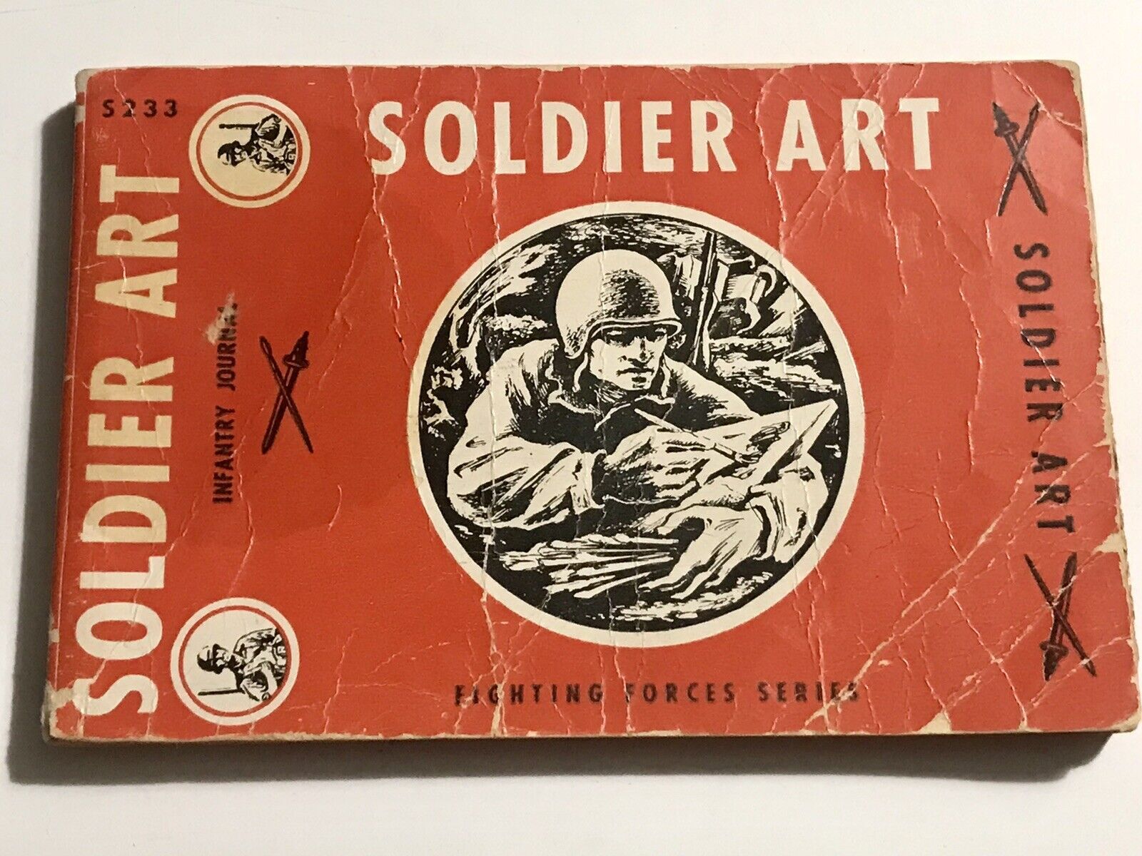 Soldier Art Armed Services Edition 1945 Books in Wartime WWII army Armed Forces