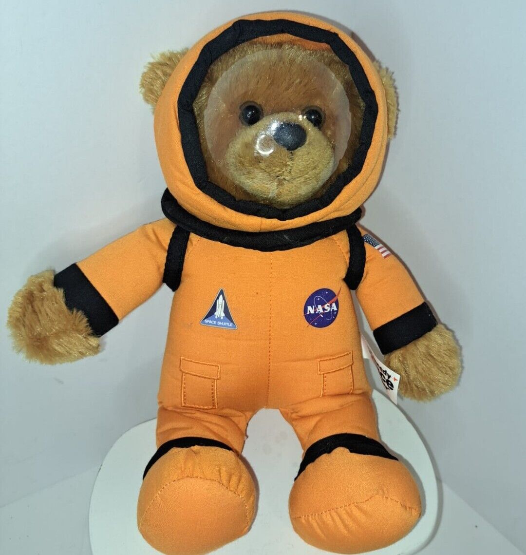 Kennedy Space Center NASA Astronaut Orange Suit w/ Helmet Teddy Crew Bear Plush