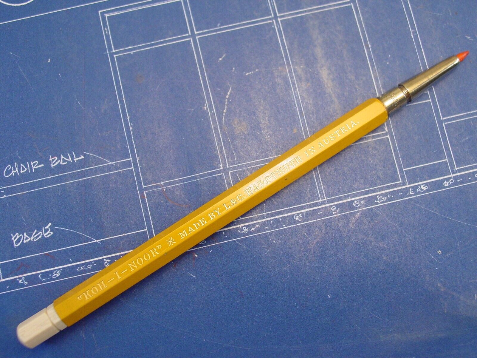 Vintage L+C HARDTMUTH Koh-I-Noor NOS  Mechanical Drafting Tool Leadholder Pencil