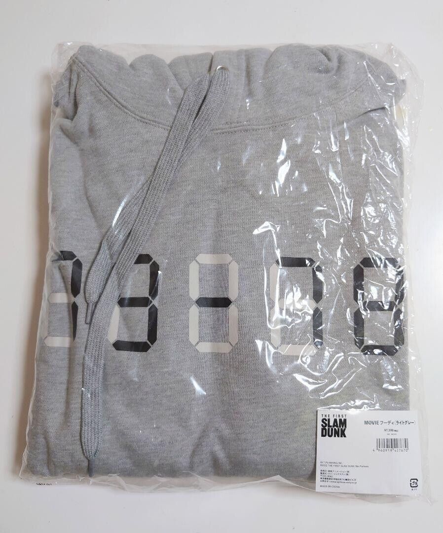 Slam Dunk Hoodie Free Size Color Gray Cotton Made In China New Unused Beautiful
