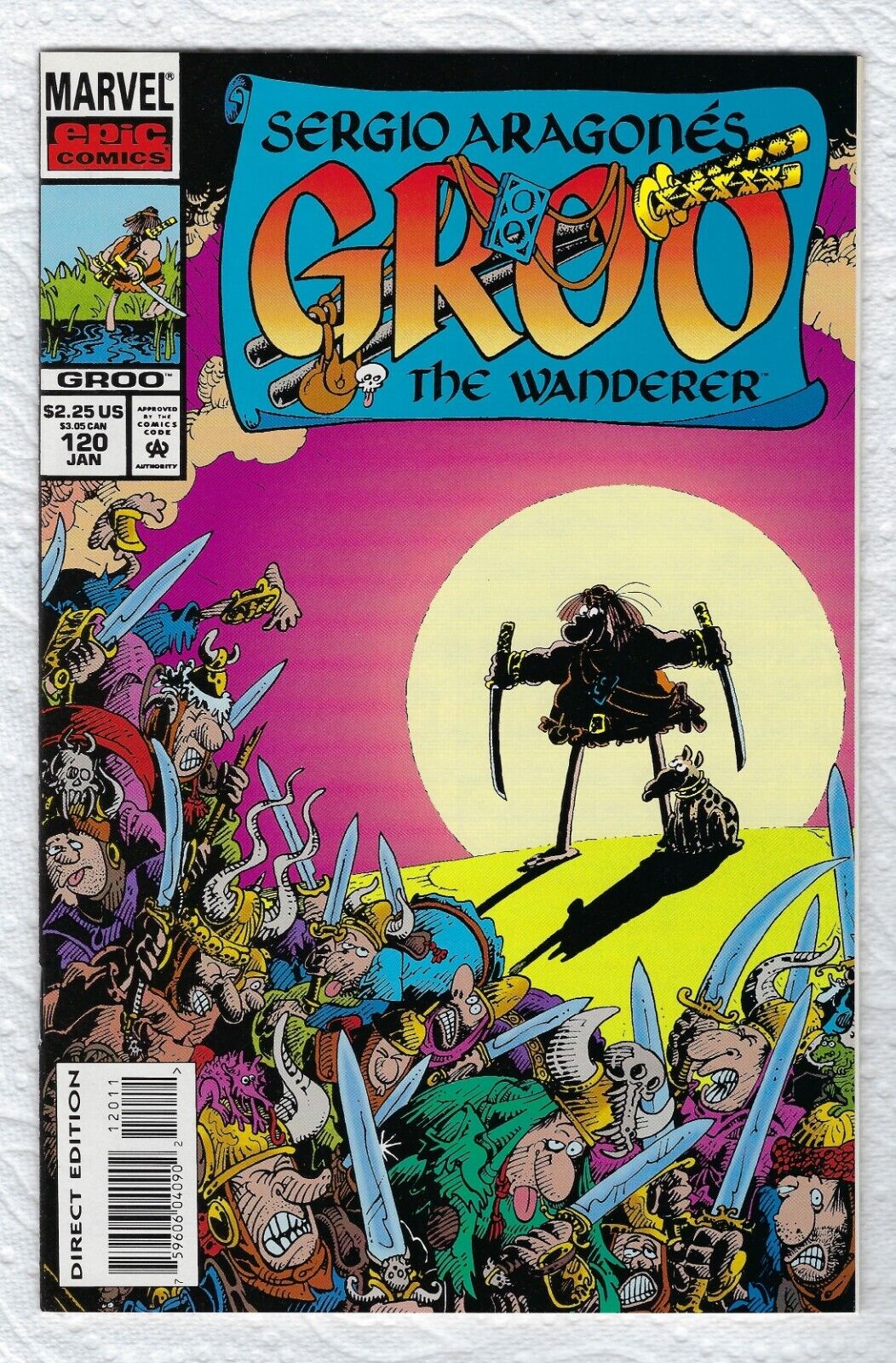 Groo The Wanderer #120 (1995 Epic) NM+ (9.6) Uncirculated Final Issue