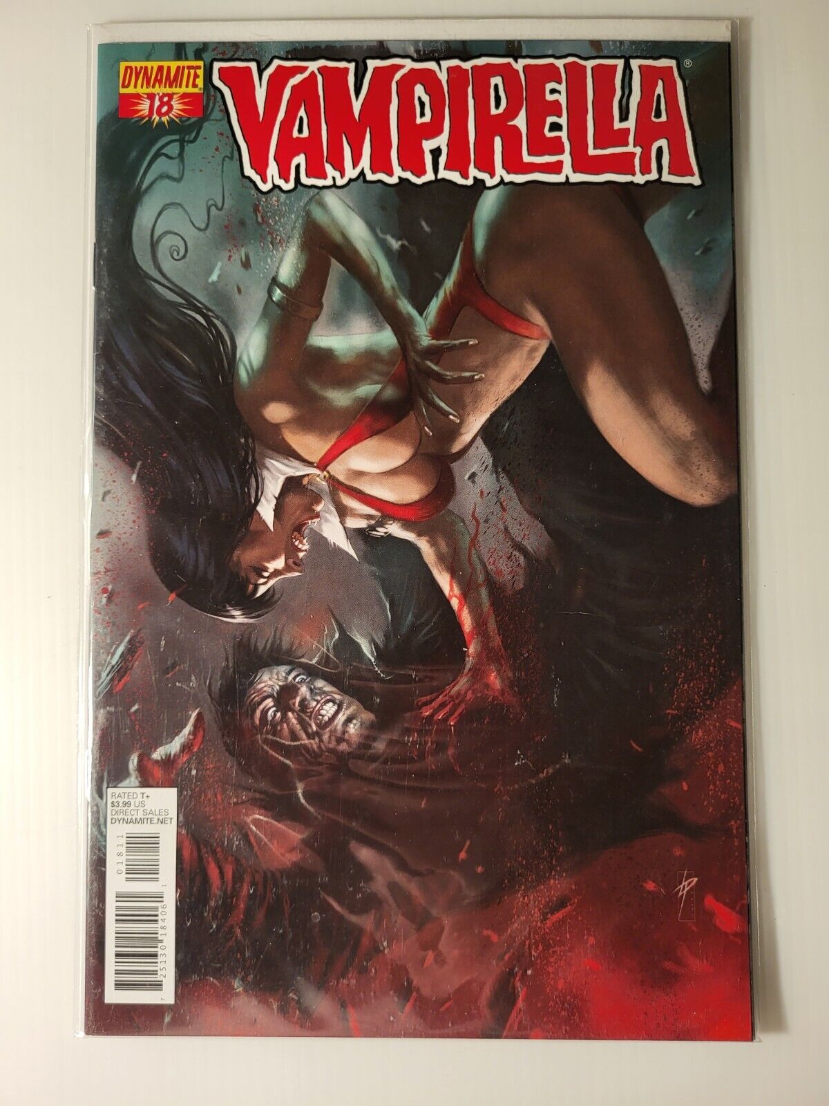 Vampirella #18 Parrillo Variant Cover HTF (Dynamite Comics) VF/NM