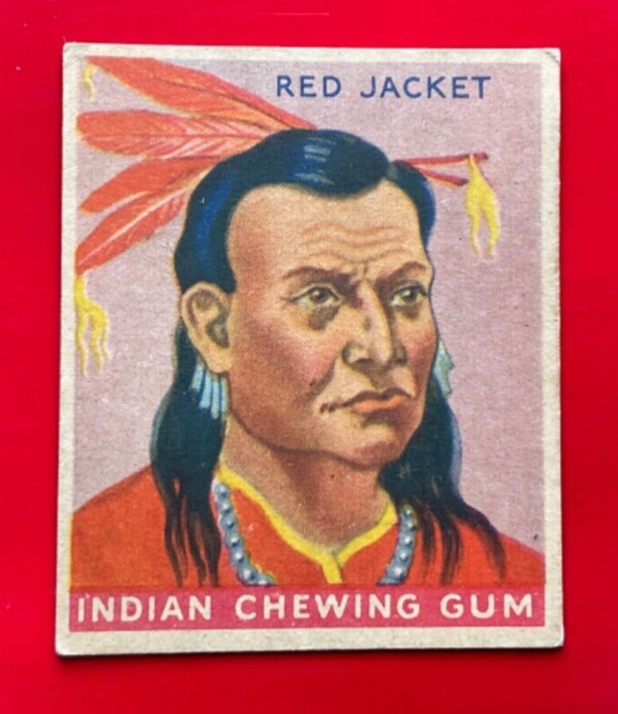 1933 Indian Gum #96 Red Jacket Series of 96  R73
