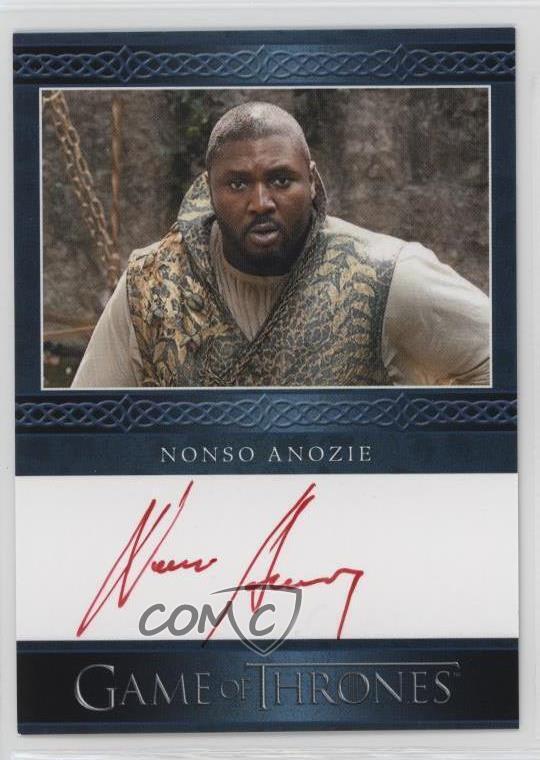2023 Game of Thrones Art & Images Blue Nonso Anozie Xaro Xhoan Daxos as Auto 1u5