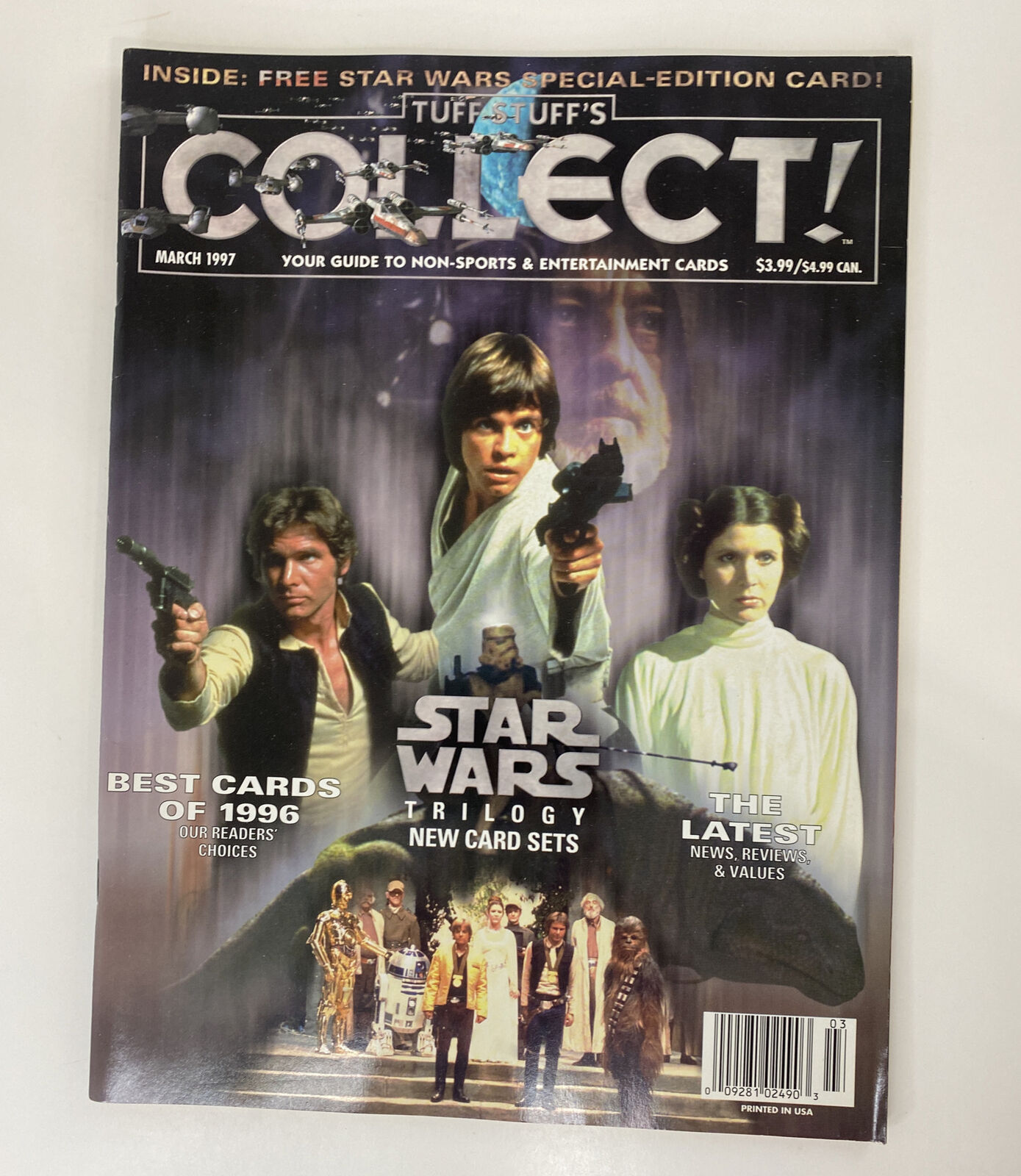 Tuff Stuff's COLLECT Magazine March 1997 Polybag Sealed Star Wars