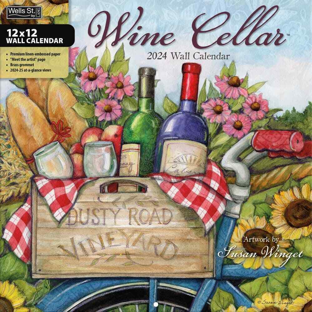 Lang Companies,  Wine Cellar 2024 Wall Calendar