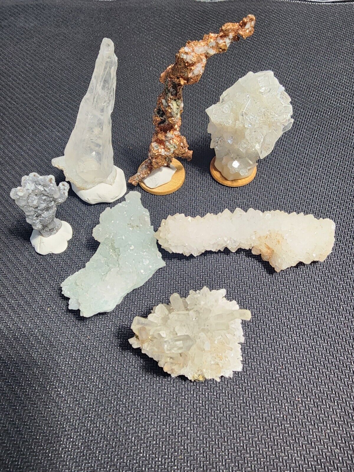 Quartz Crystals Lot 7 Pieces Amethyst Apophylite 🔥 🔥