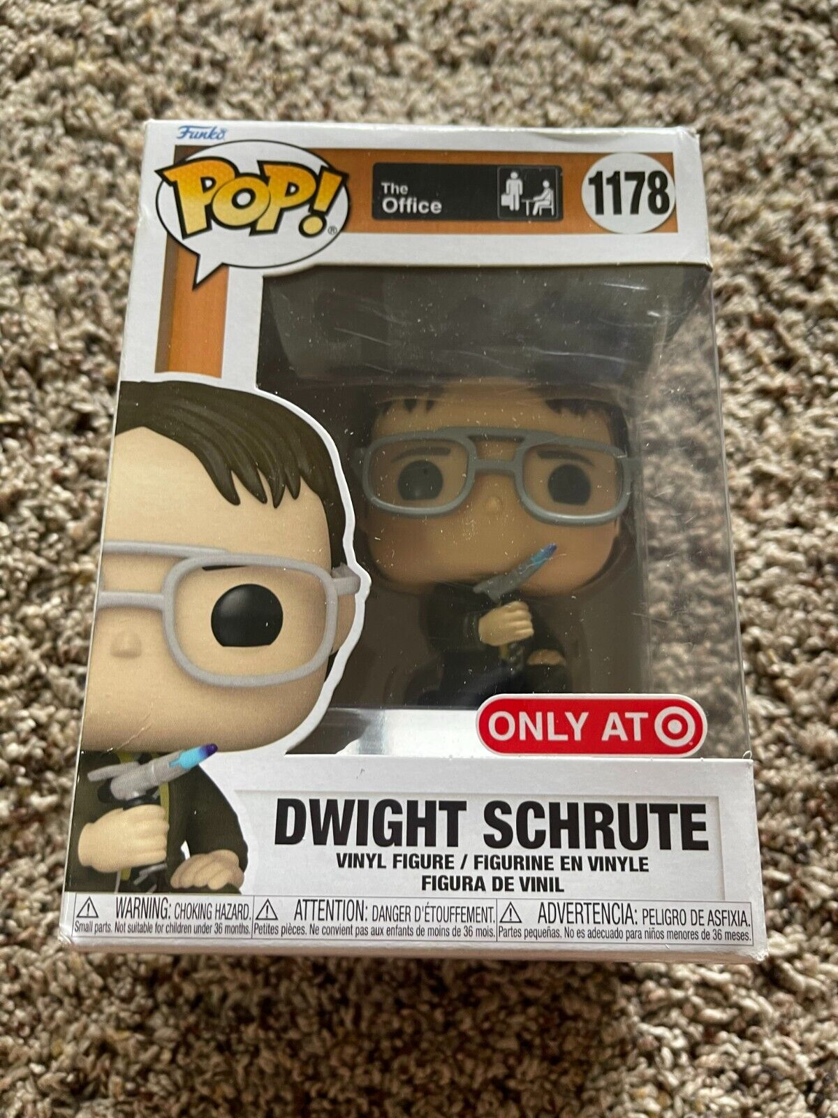 Funko Pop The Office Dwight Schrute #1178 Target Exclusive New/Damaged Box