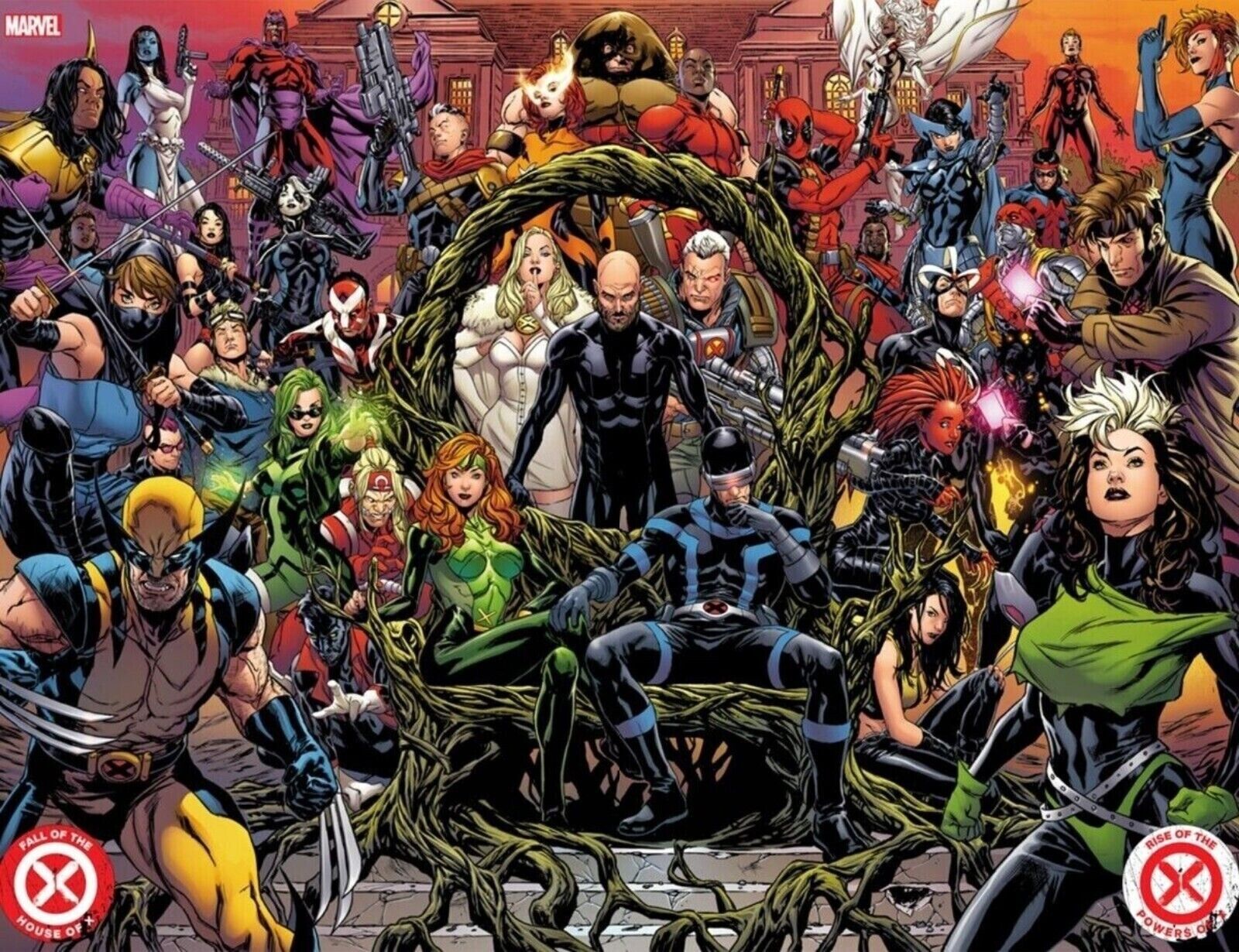 Fall Of The House Of X #1 Rise Of The Powers Of X #1 Connecting Cover Set