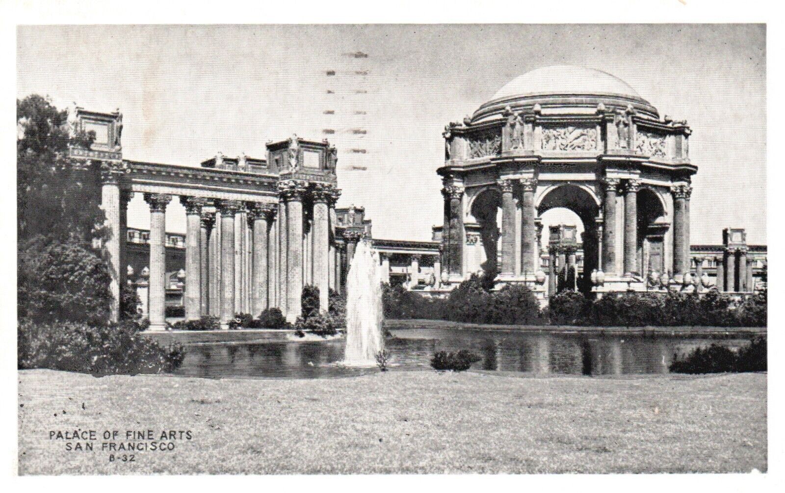 Postcard CA San Francisco Palace of Fine Arts Posted 1939 Vintage PC J4519