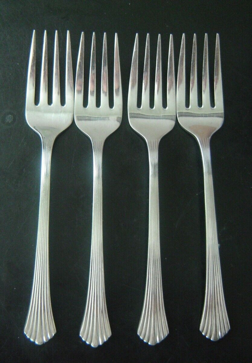 Royal Gallery Arcadia Salad Forks - Set of 4 / 18-8 Stainless Korea