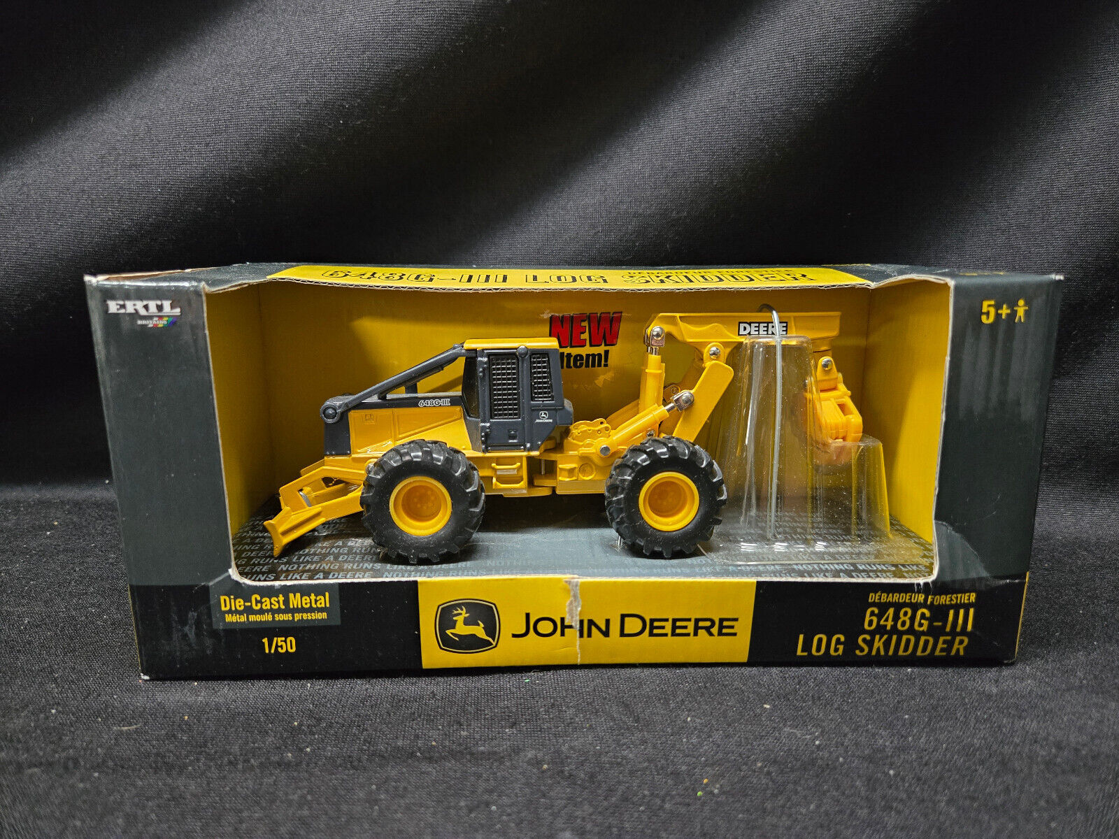 Ertl John Deere Die Cast 648G-III Log Skidder, New in Box
