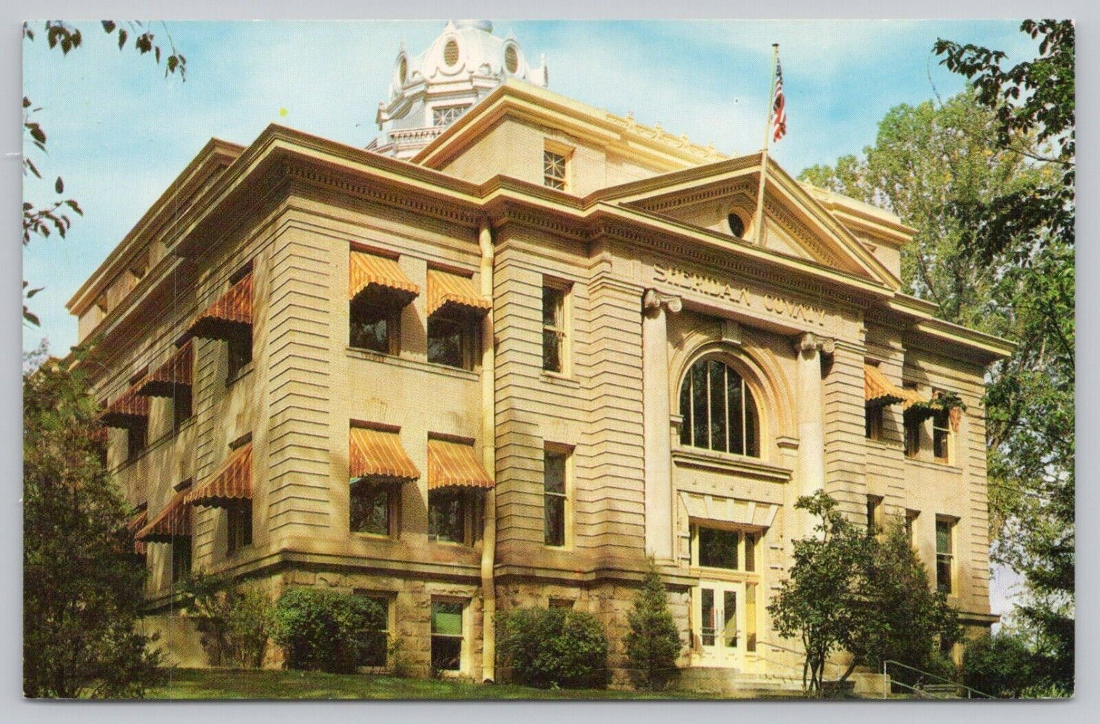 Postcard Sheridan County Court House Wyoming