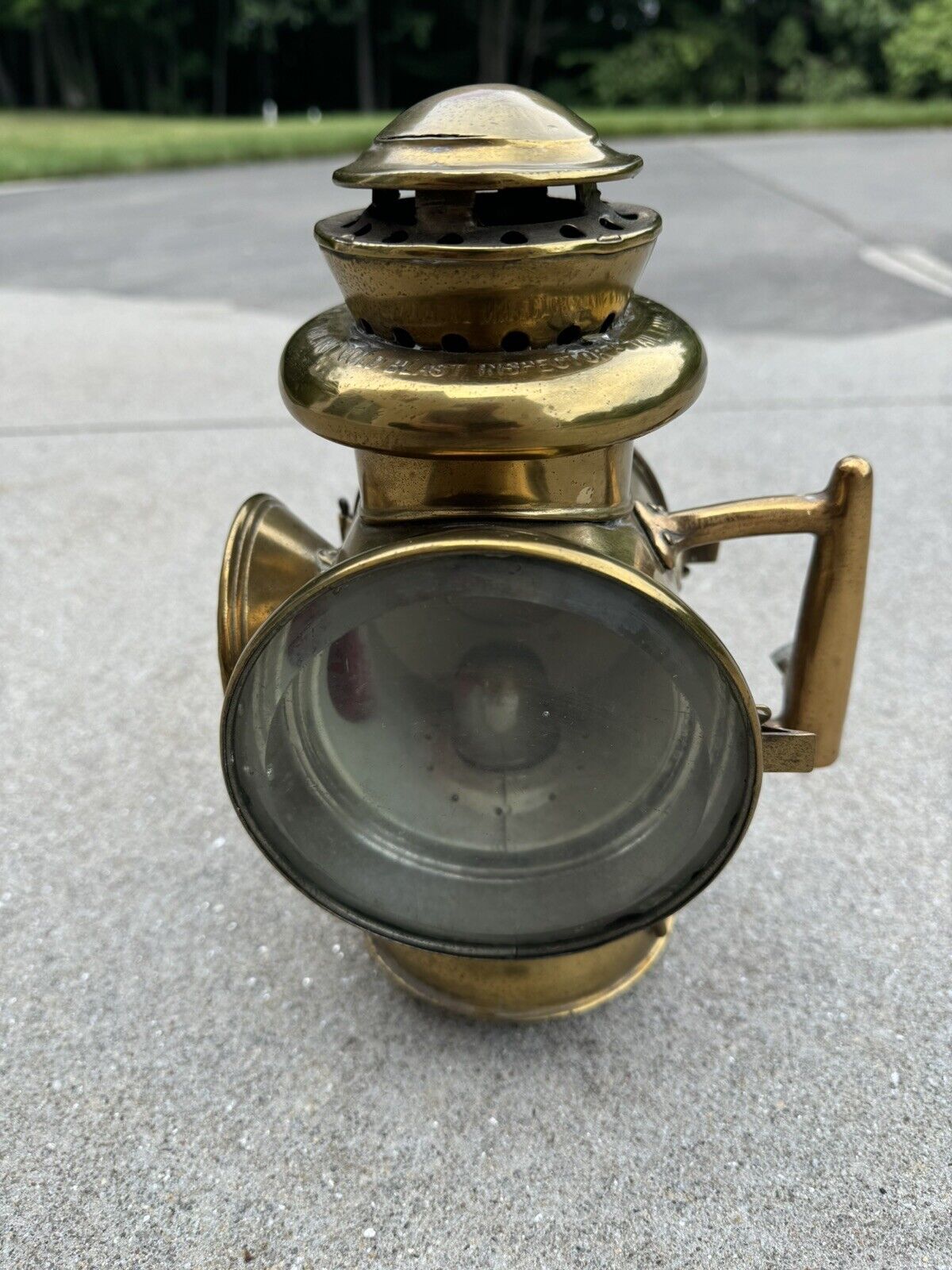 Antique Auto Car Tail Side Light Kerosene Oil Lamp Carriage Lantern