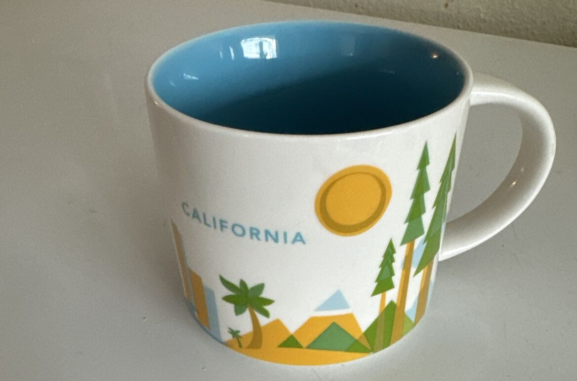 2015 Starbucks CALIFORNIA You Are Here Collection Coffee Mug 14 oz. Cup