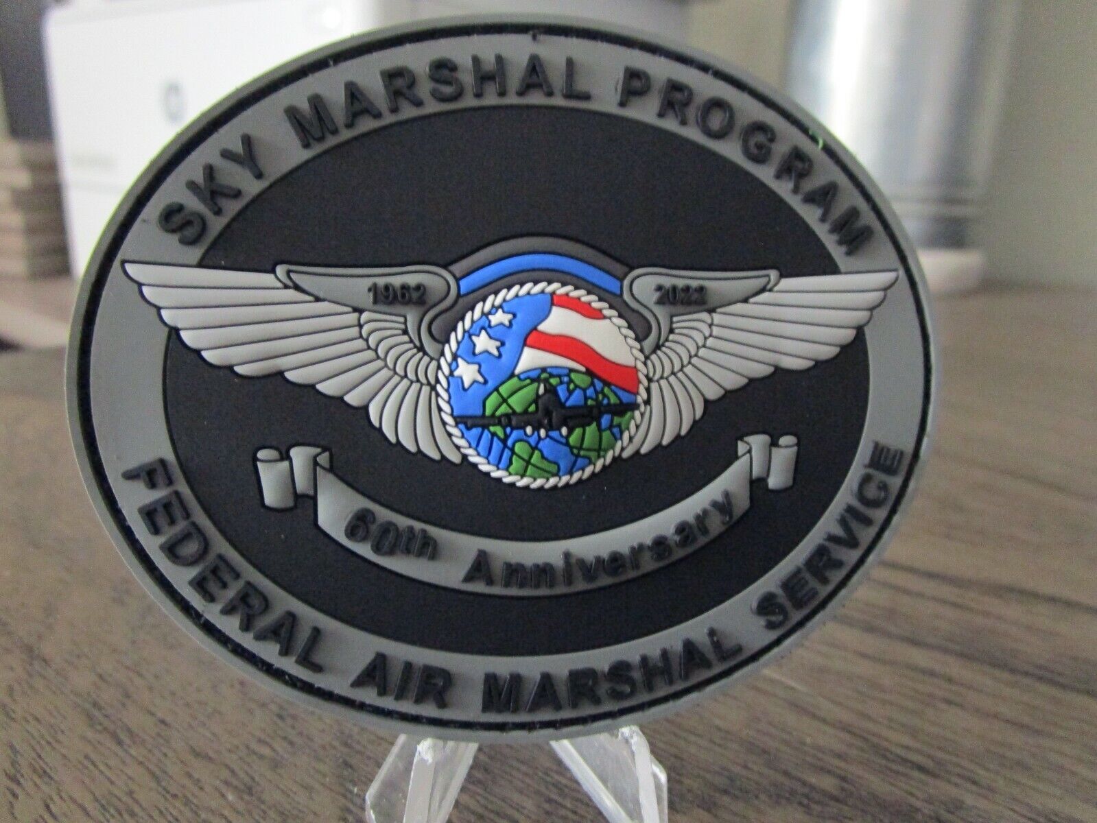 US Federal Air Marshal Service FAM FAMS 60th ANNIV Sky Marshal Program Patch
