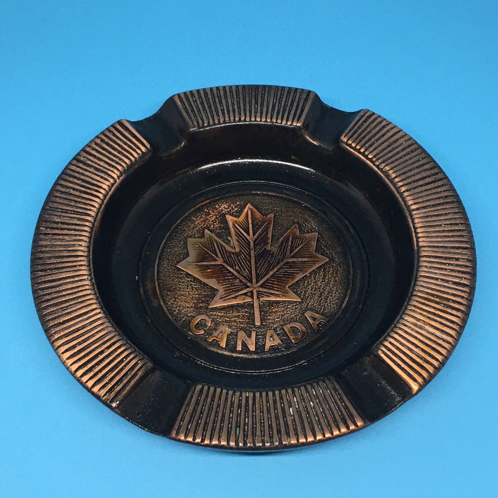 Vintage Canada Maple Leaf Ashtray by Century Made In Canada