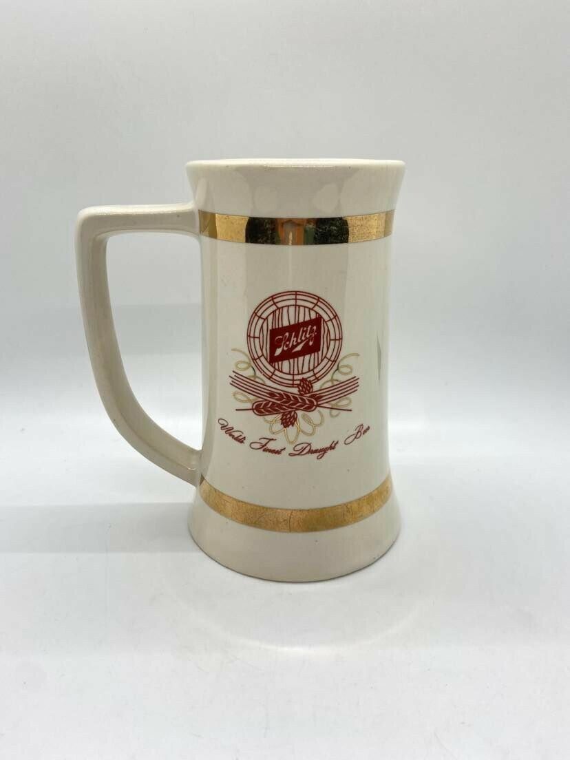 Schlitz Ceramic Beer Stein / Mug - Vintage - A1