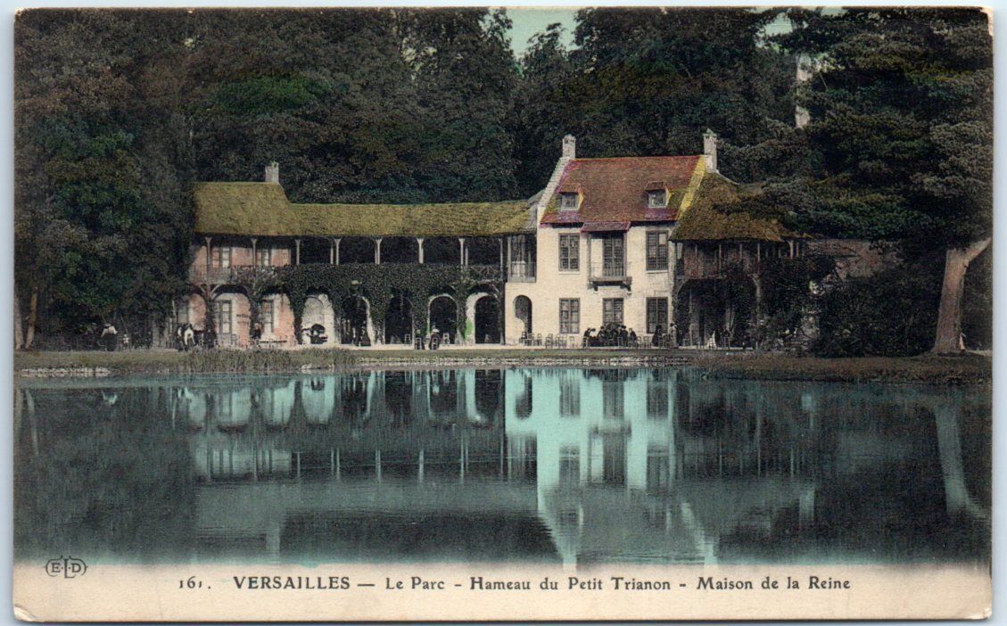 Postcard - The park, Hamlet of Petit Trianon, Queen\'s House - Versailles, France