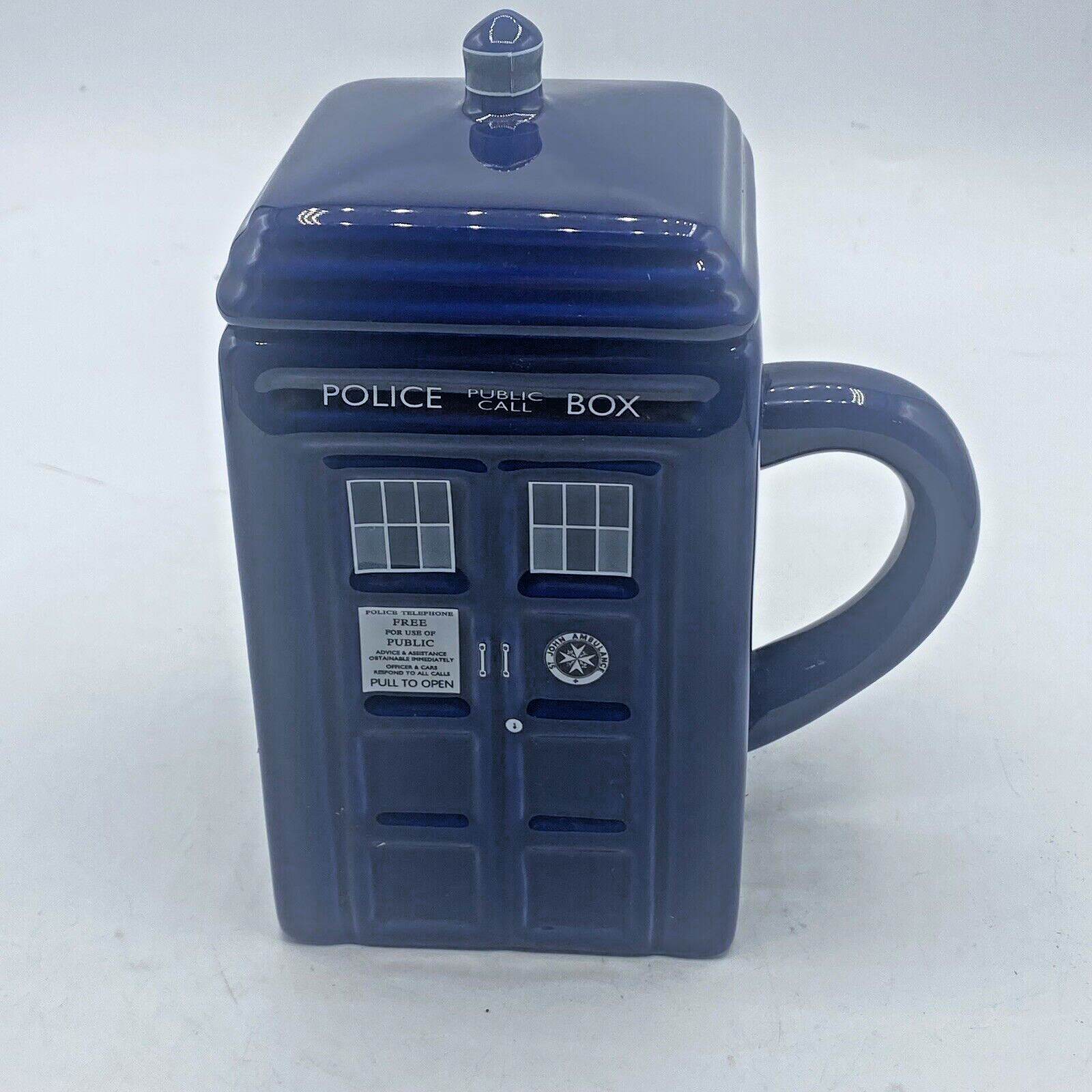 Zeon BBC Doctor Who Tardis Police Box Coffee Tea Cup Mug