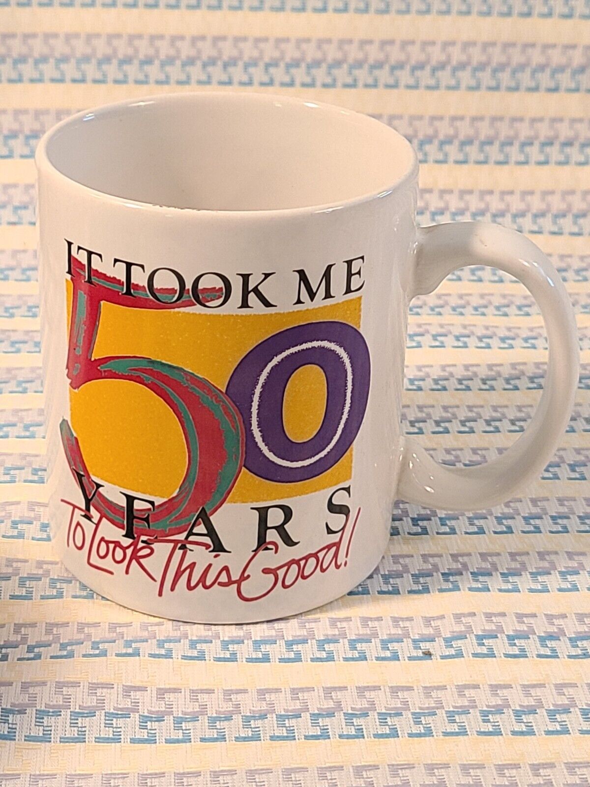 Funny 50th Mug It Took Me 50 Years To Look This Good Birthday c. Peacock Papers