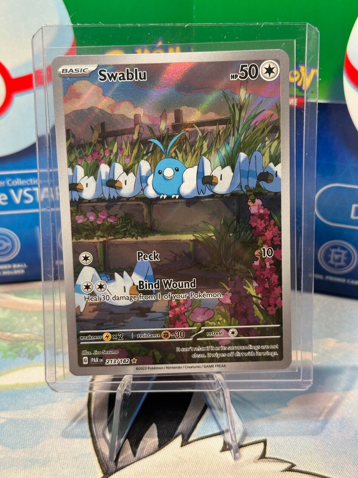 Swablu - 213/182 - Paradox Rift - Mint - Pokémon TCG