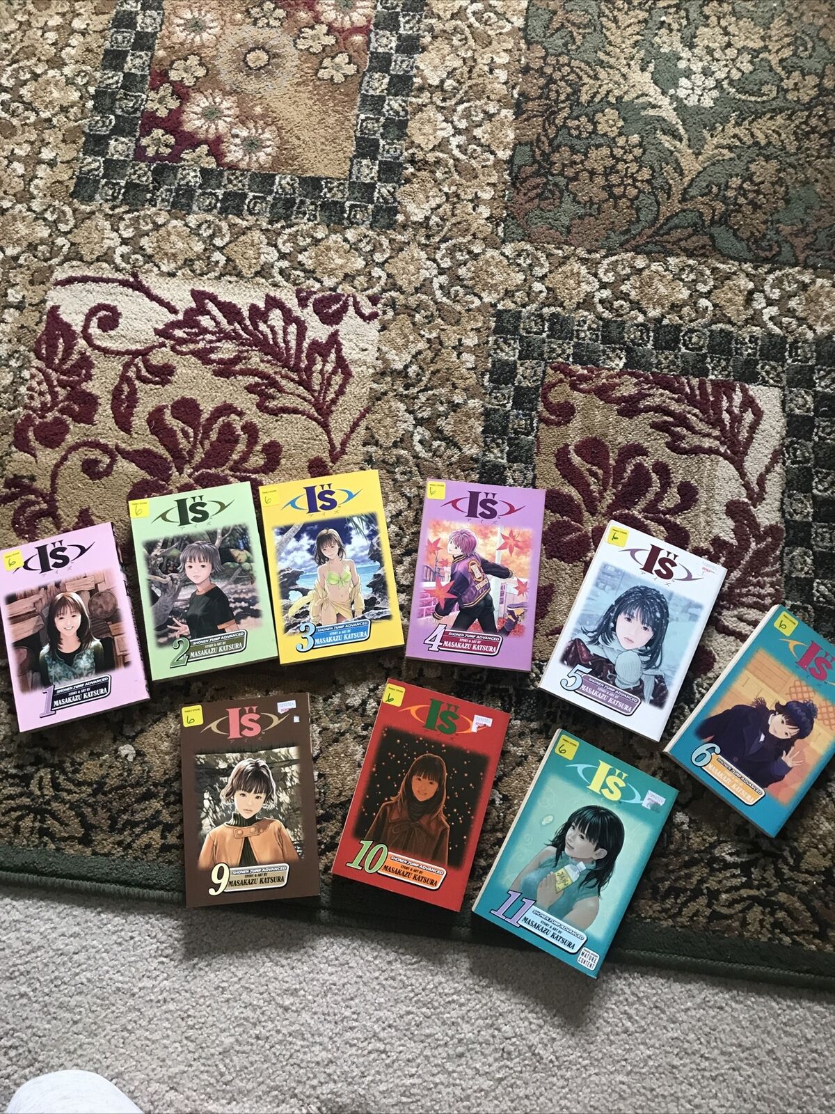 I”S Manga Set Of 9 (1-6 & 9-11)
