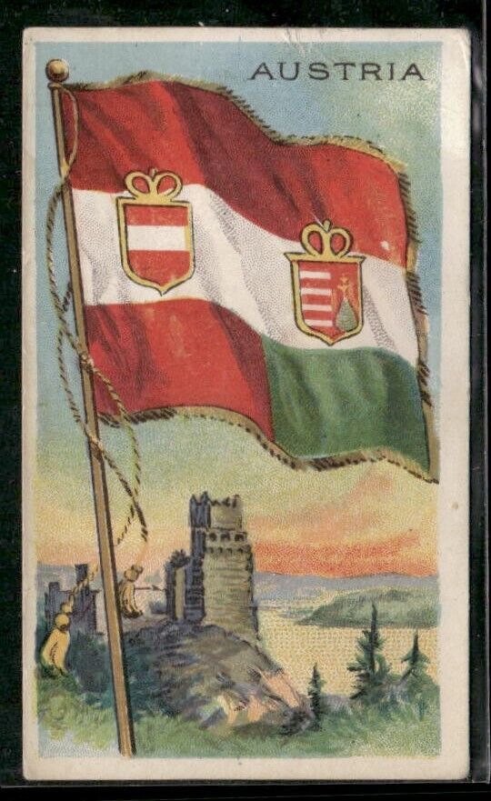 1910-11 Flags of All Nations (T59)-Austria-Recruit Blue 1st Dist PA #240