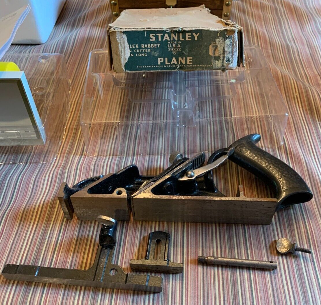 Antique Stanley #78 Duplex Rabbet Plane w/ Original Box Made in U.S.A.