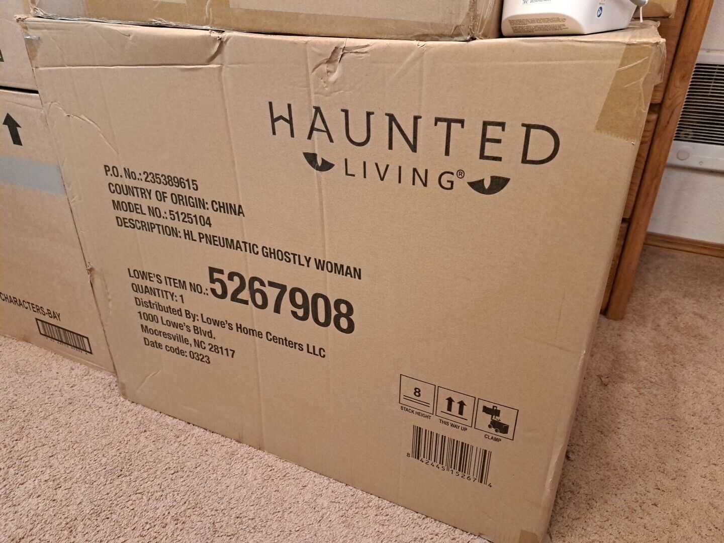 Haunted Living 5-ft Pneumatic Ghostly Woman