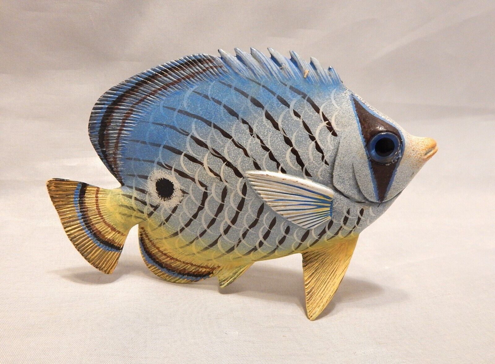 Brightly Painted Fish Accent Piece Figurine