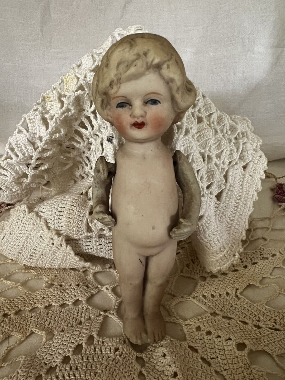 Vintage Bisque Doll Made In Japan