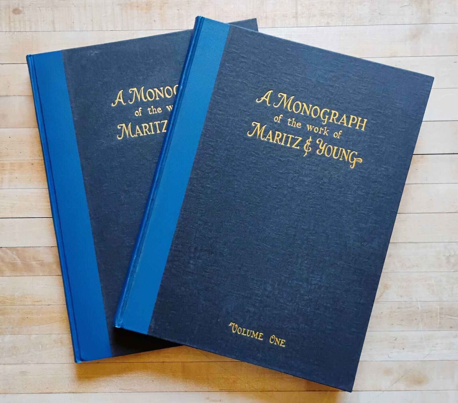 A MONOGRAPH OF THE WORK OF MARITZ AND YOUNG Architects St Louis 1929 Two Volumes