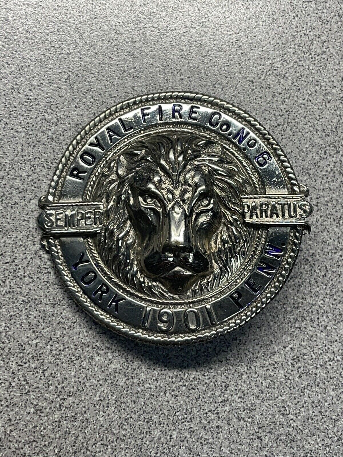 Royal Fire Co Badge York PA