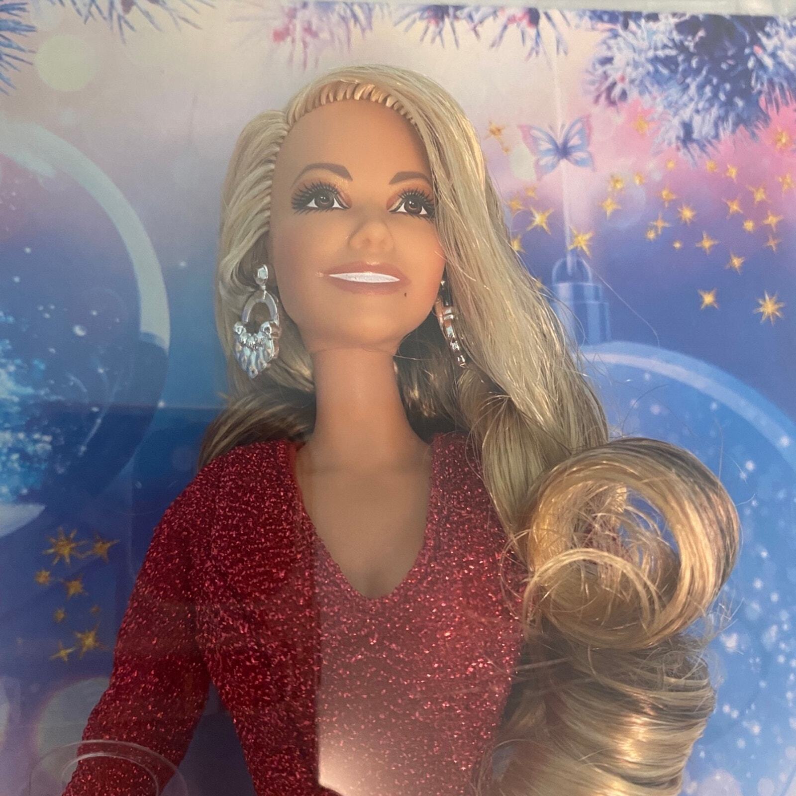 Barbie Signature Mariah Carey Holiday Celebration Collector Doll in Glittery