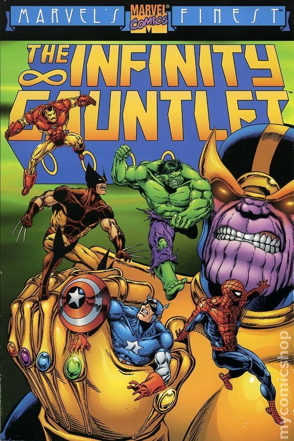 Infinity Gauntlet TPB 1st Edition #1-REP FN 1999 Stock Image