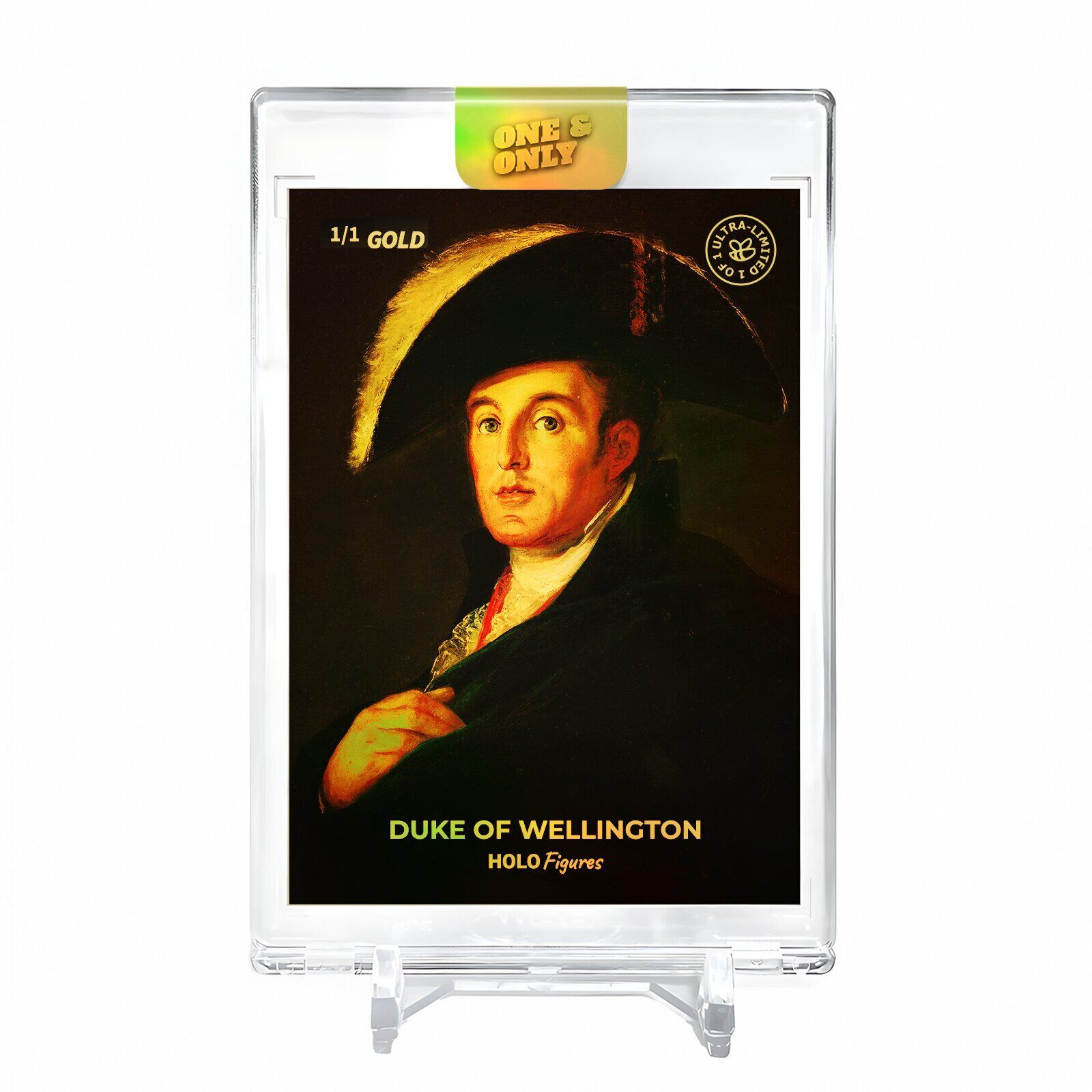 DUKE OF WELLINGTON Arthur Wellesley Holo Gold Card 2023 GleeBeeCo #DWAW-G 1/1